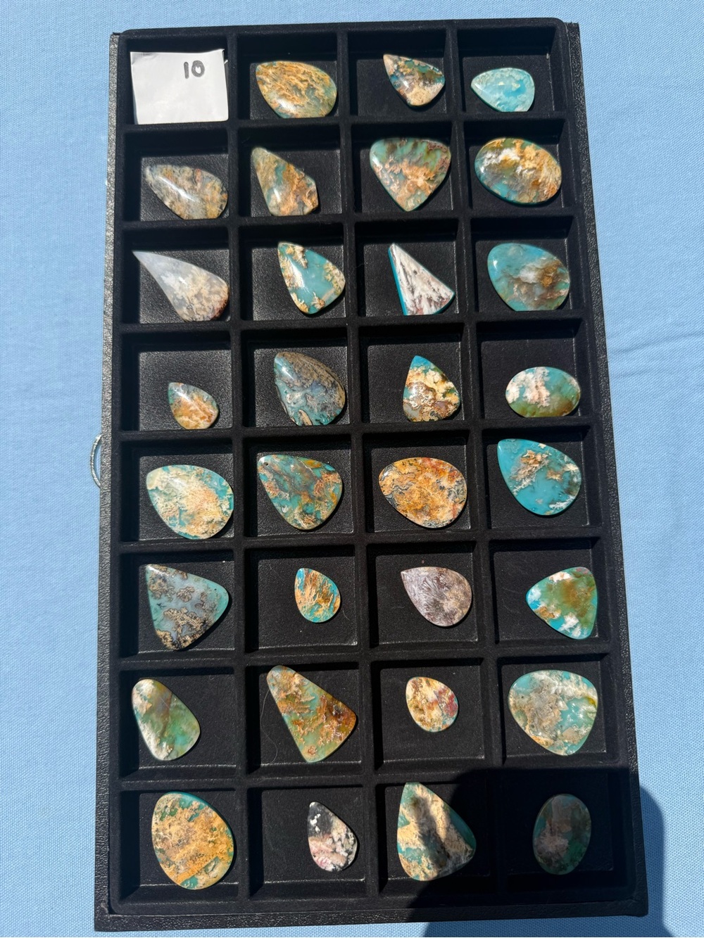 Cabochons. Assorted shapes  Gemstone Collection - Multicolor Agates and Jaspers - Picture 9 of 16